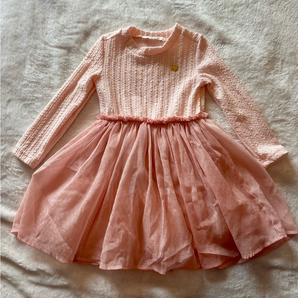 chic Other - Chic Blush Long Sleeve Kids Dress